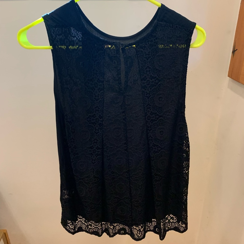 Floral Stitched Tank Top